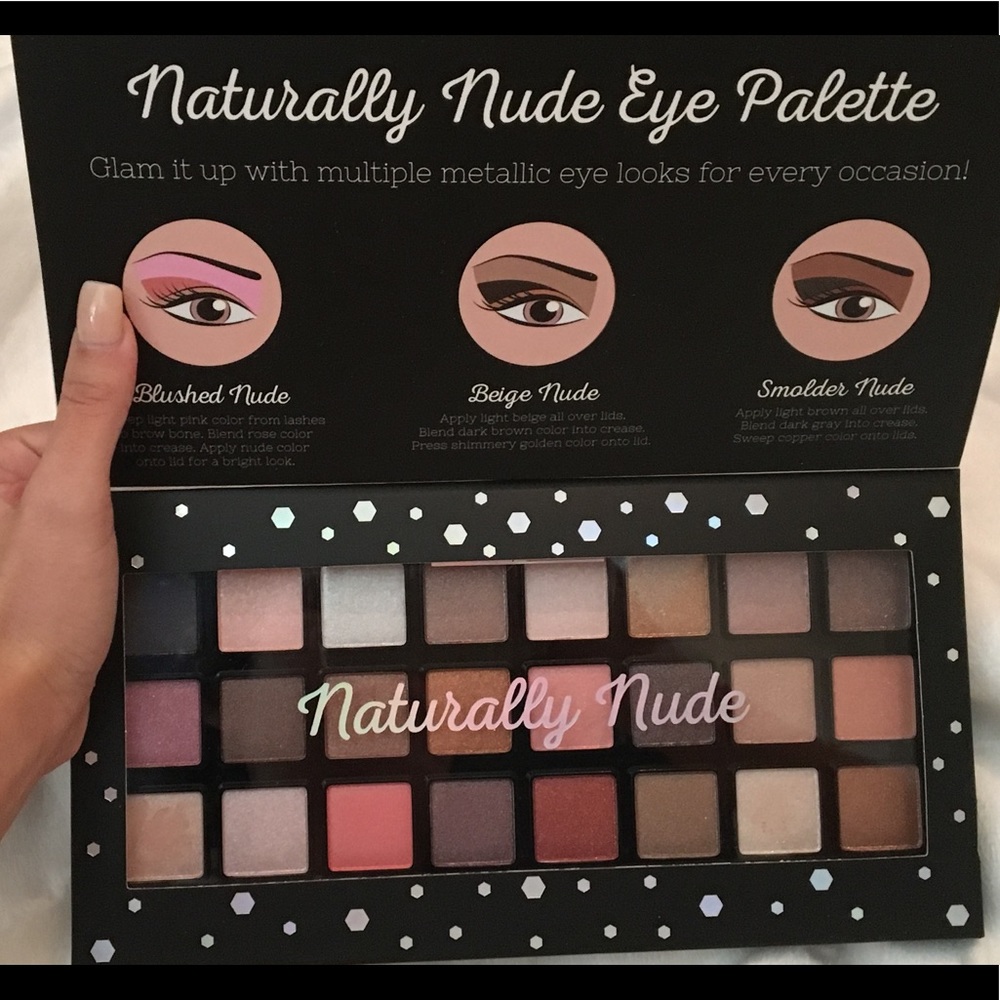 METALLIC natural eyeshow palette shimmer neutral
